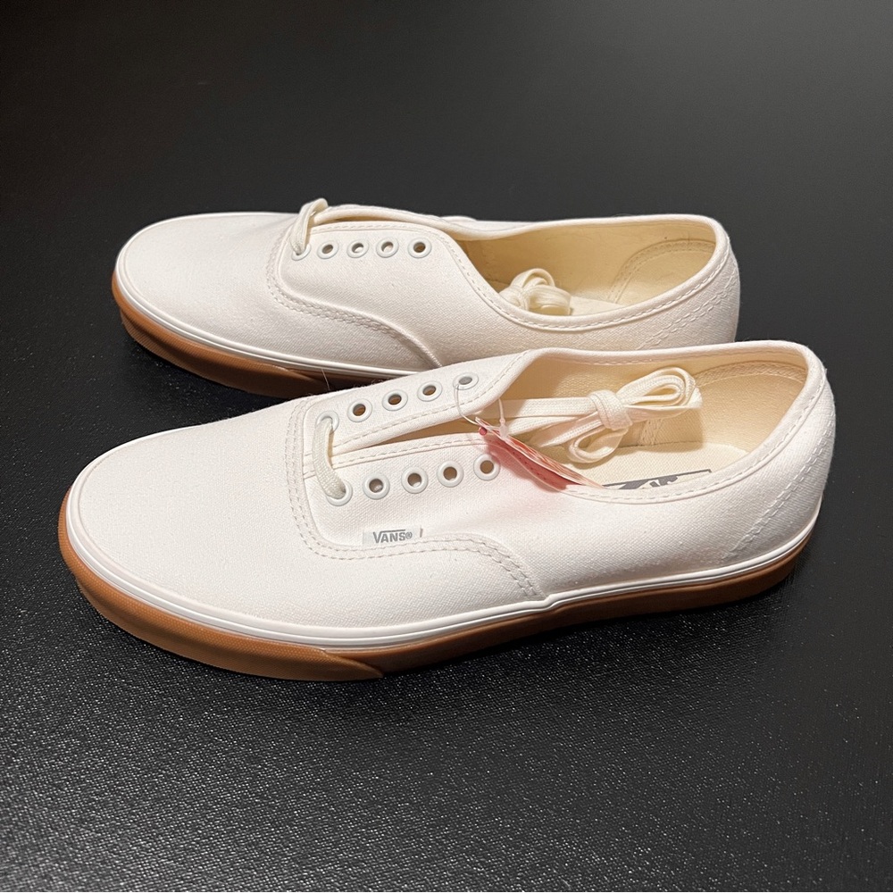 Vans Authentic Marshmallow / Gum Size 10